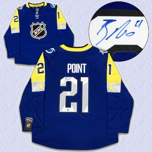 Brayden Point 2018 All Star Game Signed & Inscribed Adidas Authentic Jersey /18