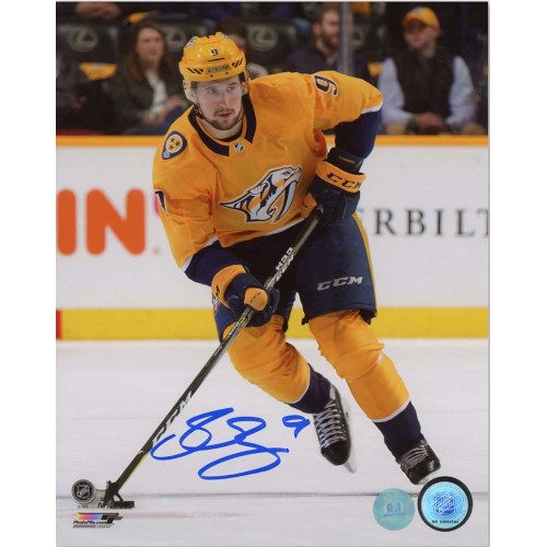 Filip Forsberg Nashville Predators Autographed Hockey Playmaker 8x10 Photo