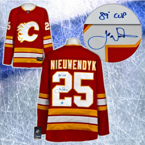 Joe Nieuwendyk Calgary Flames Autographed Fanatics Alternate Hockey Jersey