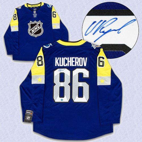 Nikita Kucherov 2018 All Star Game Autographed Fanatics Hockey Jersey