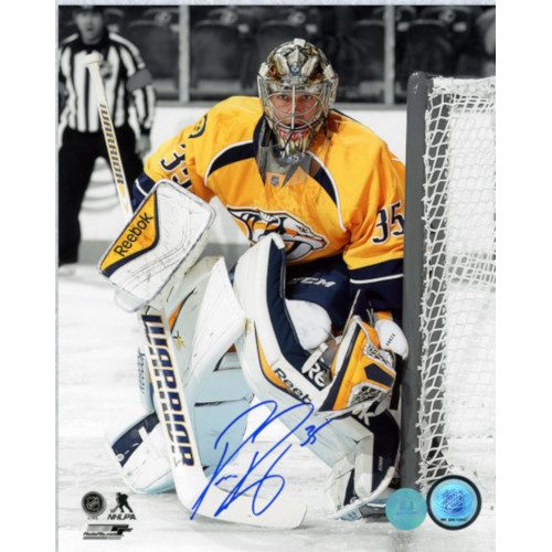 Pekka Rinne Nashville Predators Autographed Goalie Spotlight 8x10 Photo