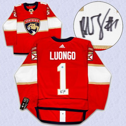 Roberto Luongo Florida Panthers Autographed Adidas Authentic Hockey Jersey