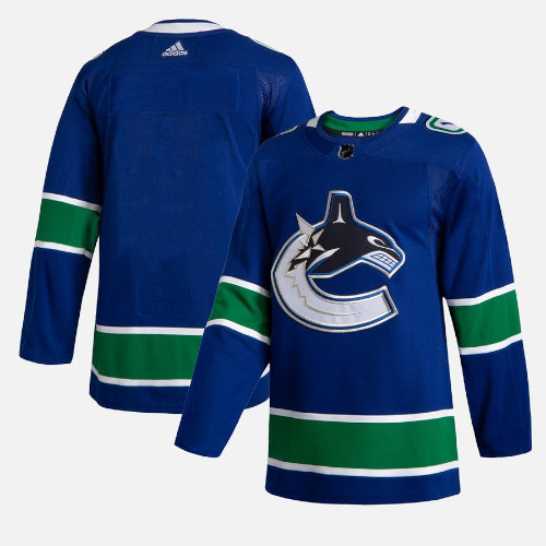 Vancouver Canucks Adidas Authentic Hockey Jersey Any Name and Number