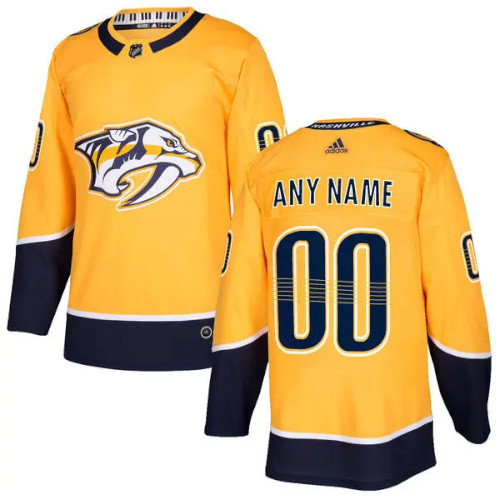 Nashville Predators Adidas Authentic Hockey Jersey Any Name and Number