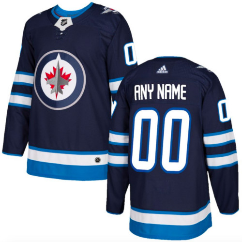 Winnipeg Jets Adidas Authentic Hockey Jersey Any Name and Number