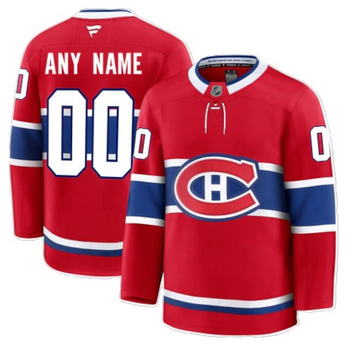 Montreal Canadiens Fanatics Home Premium Jersey Any Name and Number