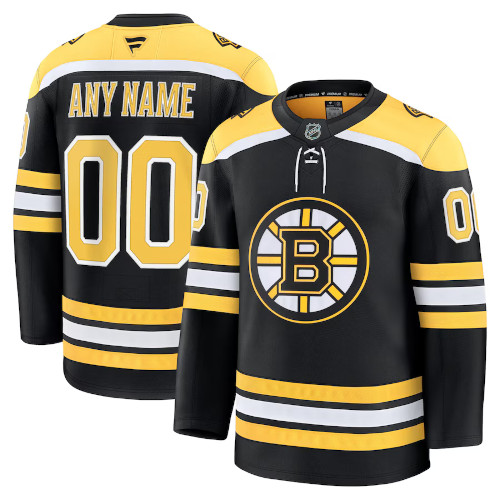 Boston Bruins Fanatics Home Premium Jersey Any Name and Number