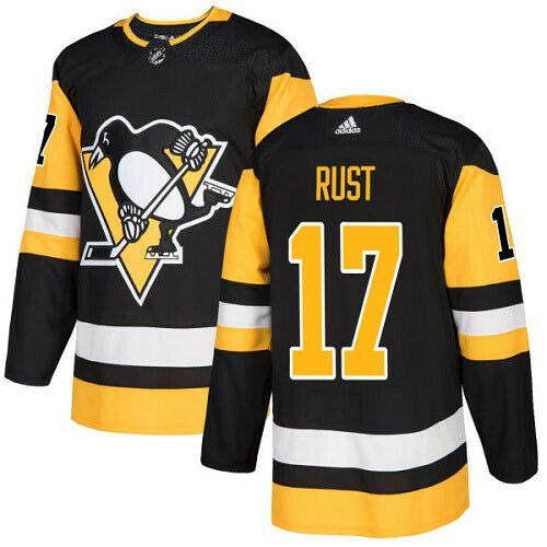 Bryan Rust Pittsburgh Penguins Adidas Authentic Home NHL Hockey Jersey