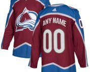 Colorado Avalanche Adidas Authentic Hockey Jersey Any Name and Number
