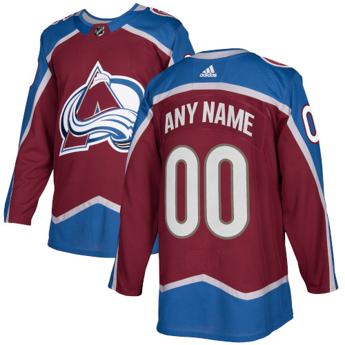 Colorado Avalanche Adidas Authentic Hockey Jersey Any Name and Number