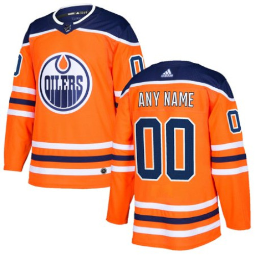 Edmonton Oilers Adidas Authentic Home Jersey Any Name and Number