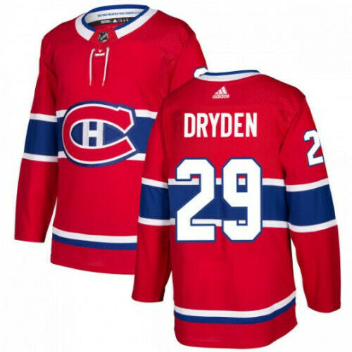 Ken Dryden Montreal Canadiens Adidas Authentic Home NHL Jersey