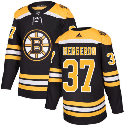 Patrice Bergeron Boston Bruins Adidas Authentic Home NHL Jersey