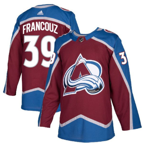 Pavel Francouz Colorado Avalanche Adidas Authentic Home NHL Hockey Jersey
