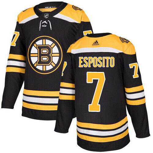 Phil Esposito Boston Bruins Adidas Authentic Home NHL Hockey Jersey