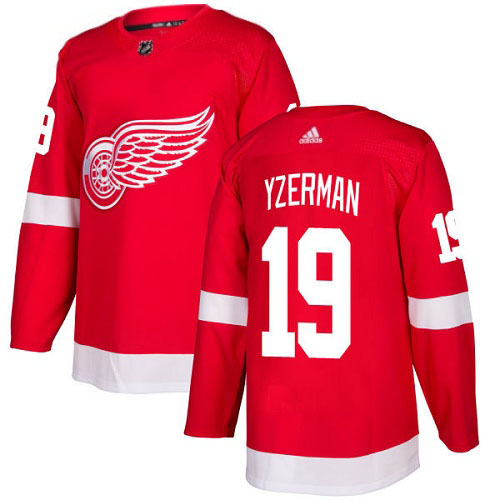 Steve Yzerman Detroit Red Wings Adidas Authentic Home NHL Hockey Jersey