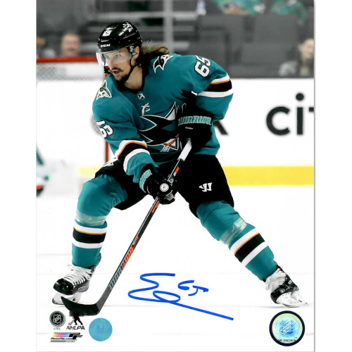 Erik Karlsson San Jose Sharks Autographed 8X10 Photo