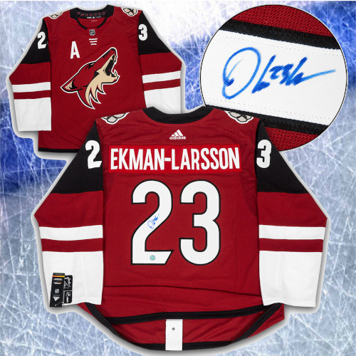Oliver Ekman-Larsson Arizona Coyotes Signed Adidas Home Hockey Jersey