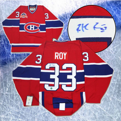 Patrick Roy Montreal Canadiens Signed Adidas Vintage Hockey Jersey