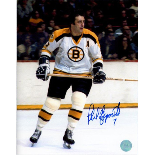 Phil Esposito Boston Bruins Signed 8x10 Legend Photo