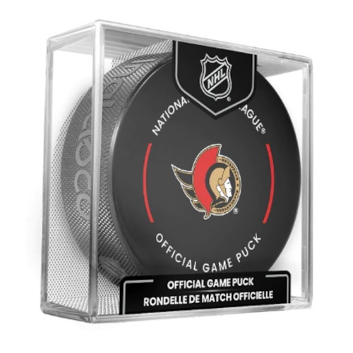 Claude Giroux Ottawa Senators Autographed Game Puck - Pre Order