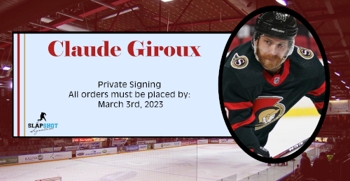 Claude Giroux Private Signing