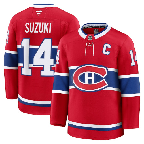 Nick Suzuki Montreal Canadiens Fanatics Home Premium Jersey