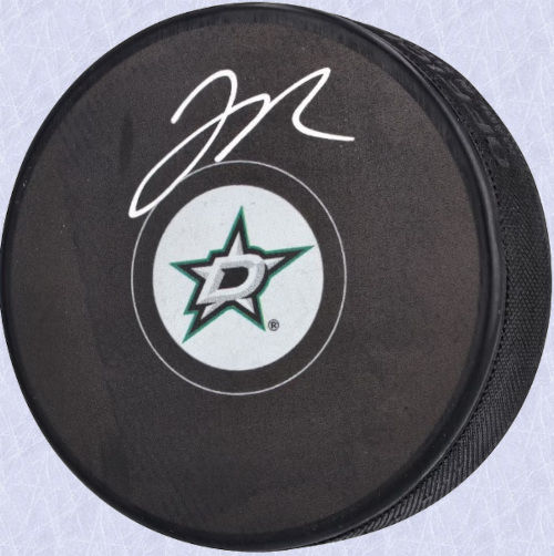 Jason Robertson Dallas Stars Autographed Hockey Puck