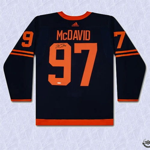 Connor McDavid Autographed Alternate Adidas Edmonton Oilers Jersey
