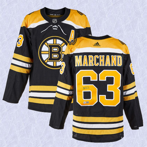 Brad Marchand Autographed Boston Bruins Adidas Jersey