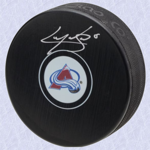 Cale Makar Colorado Avalanche Autographed Hockey Puck