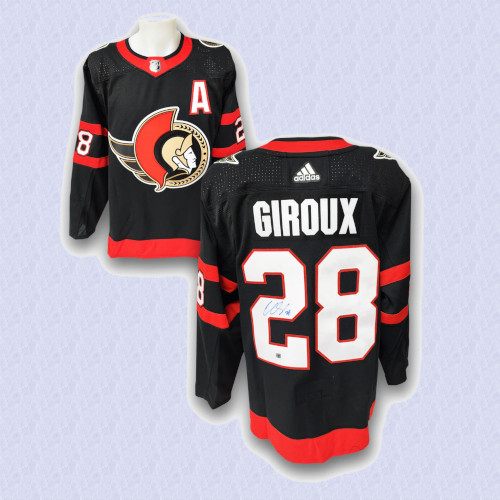 Claude Giroux Ottawa Senators Signed Adidas Home Jersey