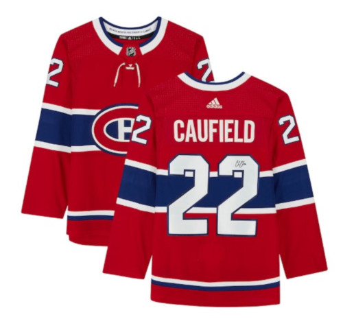 Cole Caufield Montreal Canadiens Autographed Adidas Home Authentic Jersey