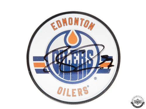 Connor McDavid Autographed Edmonton Oilers Acrylic Hockey Puck