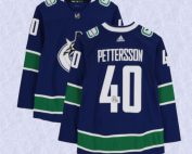 Elias Pettersson Vancouver Canucks Autographed Blue Adidas Authentic Jersey