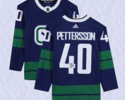Elias Pettersson Vancouver Canucks Autographed Blue Alternate Adidas Authentic Jersey