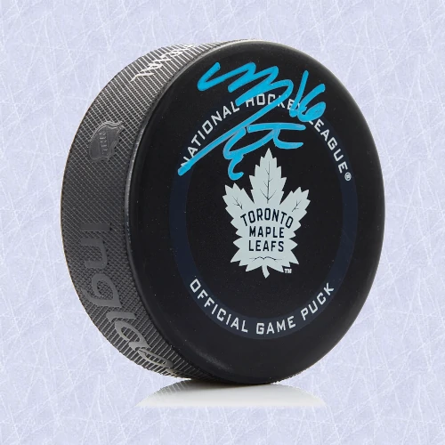 Mitch Marner Signed Toronto Maple Leafs Official Game Puck