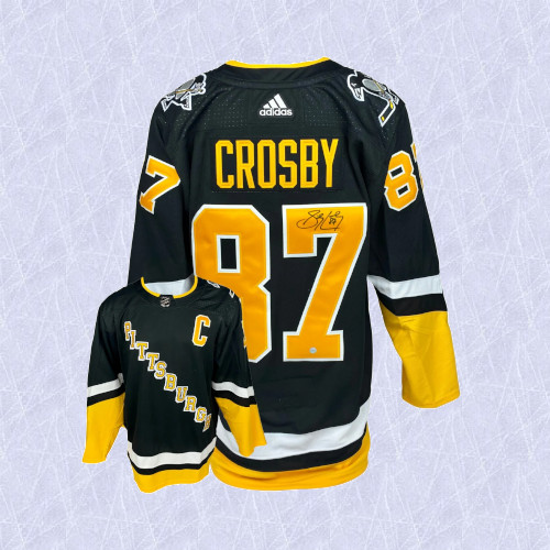 Sidney Crosby Signed Pittsburgh Penguins Third Adidas Jersey
