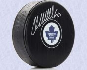Wendel Clark Autographed Toronto Maple Leafs Hockey Puck