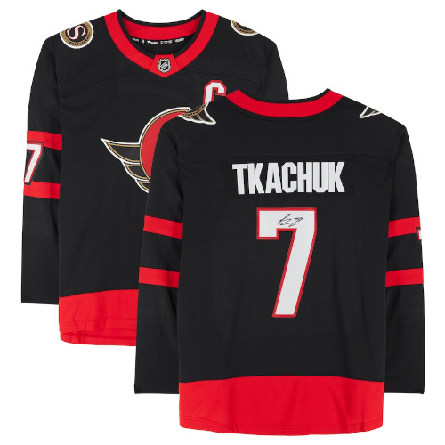 Brady Tkachuk Ottawa Senators Signed Fanantics Home Jersey Auction
