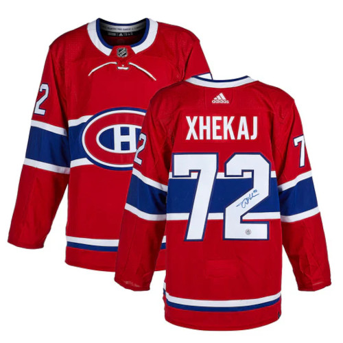 Arber Xhekaj Montreal Canadiens Signed Adidas Jersey Auction