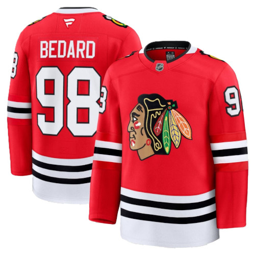 Connor Bedard Chicago Blackhawks Fanatics Home Premium Jersey