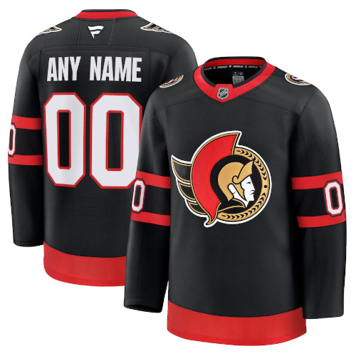 Ottawa Senators Fanatics Home Premium Jersey Any Name and Number