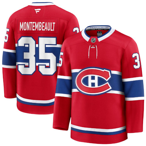 Sam Montembeault Montreal Canadiens Fanatics Home Premium Jersey